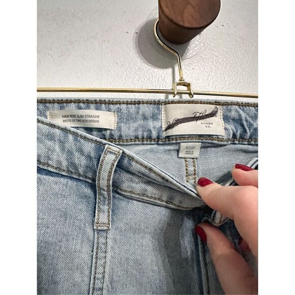 Universal thread high rise slim straight jeans - Picture 6 of 16